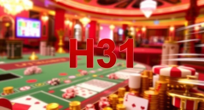 Mobile casino games and betting variety on H31 app