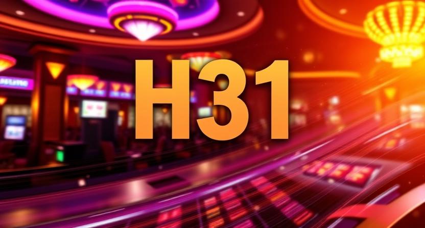 Live dealer streaming tables on H31 casino